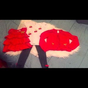 Gymboree bundle of 4 cherries them items